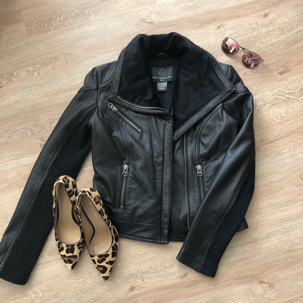 Authentic Fur Lined Leather Jacket